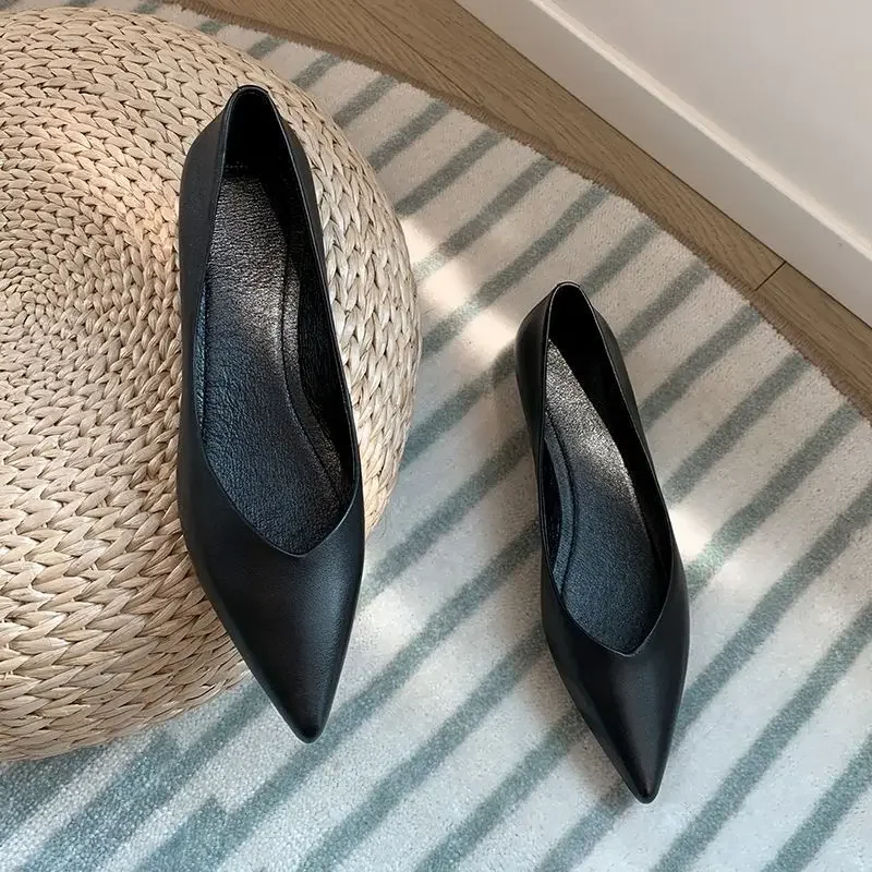 Women Shoes Quick Delivery - Damskie buty do biura, płaskie, na