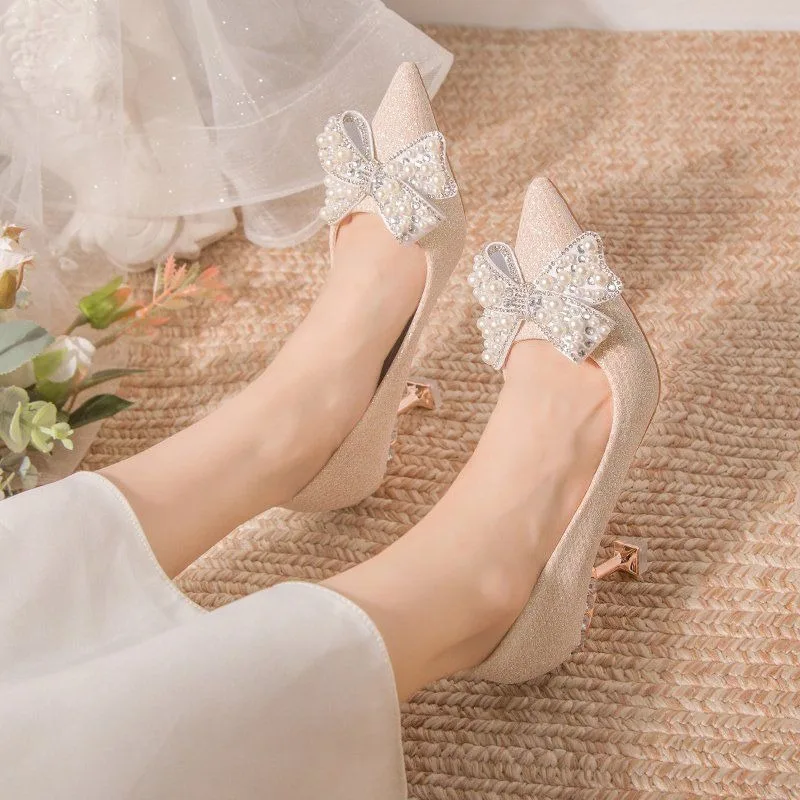 Women Shoes Quick Delivery - Szpilki z ostrym noskiem, buty ślubne