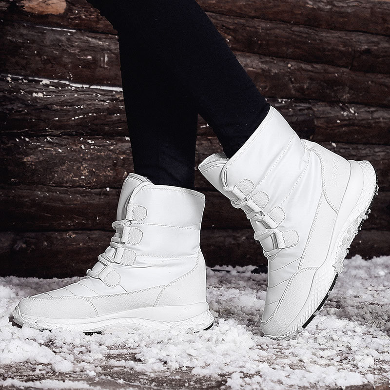 Women'S Shoes Hike - Damskie buty śniegowce zimowe ocieplane pluszem,