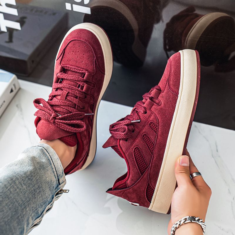 Wedge Heeled Sneaker - Męskie oddychające sneakersy podwyższające wzrost o