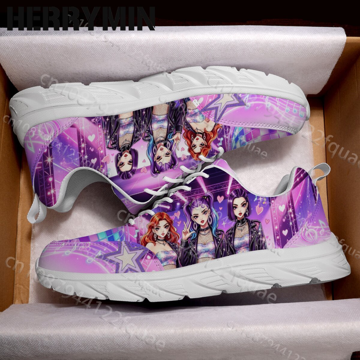 Women'S Shoes Back To School - Sezon powrotu do szkoły Fioletowe buty
