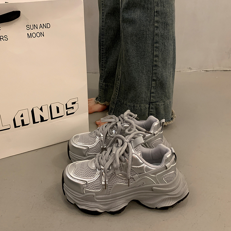 Women Shoes Sale - Damskie sneakersy na platformie 2026, codzienne,