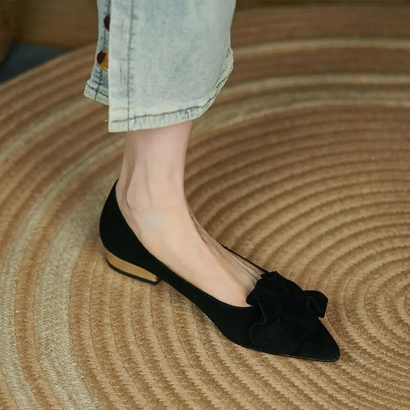 Women Shoes Quick Delivery - Luksusowe skórzane buty codzienne dla kobiet