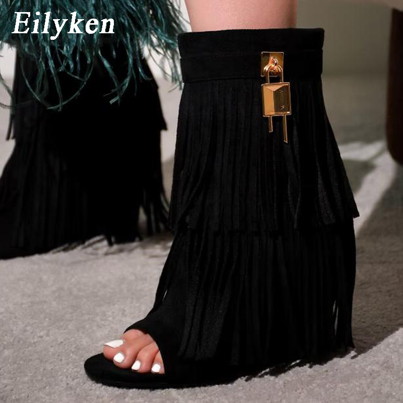 Wedge Heeled Sneaker - Eilyken Designerskie Sandały na Koturnie z