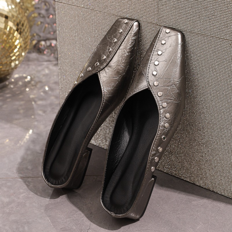 Damskie czarne lakierowane mul – Women'S Shoes Loafers Black recenzja i cena