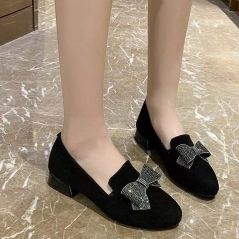 Czarne modne damskie mokasyny  – Women'S Shoes Loafers Black recenzja i cena