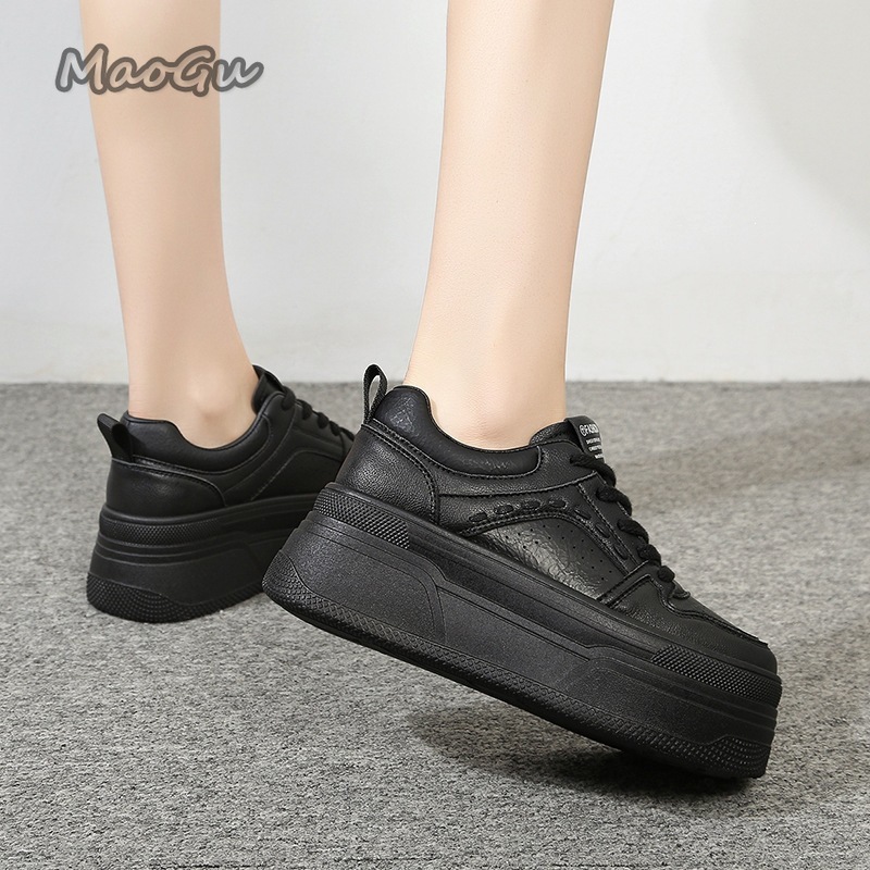 Białe sneakersy na platformie  – Women Shoes Sale recenzja i cena