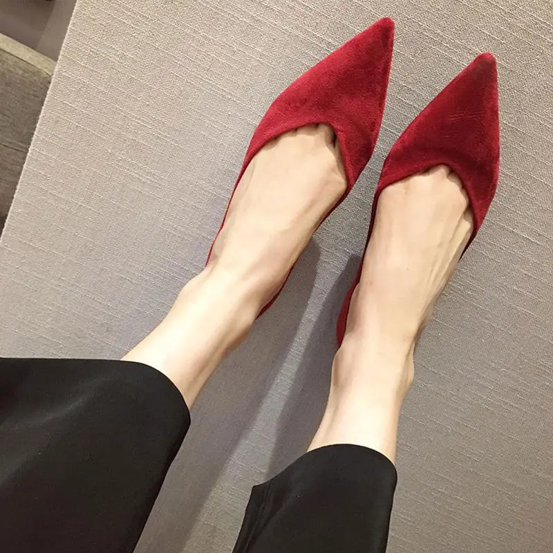 Szpiczasty palec na niskim obc – Women Shoes Quick Delivery recenzja i cena