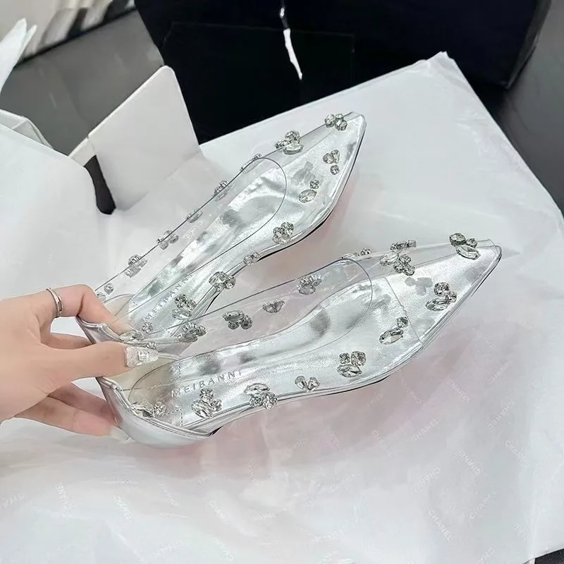 2026 Przezroczyste PVC Szpilki – Pointed Toe Flat recenzja i cena