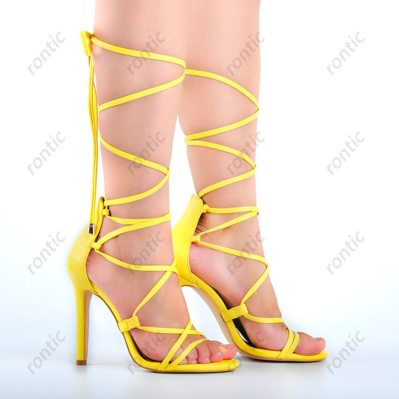 Rontic Ręcznie Robione Damskie – Women'S Shoes Yellow recenzja i cena