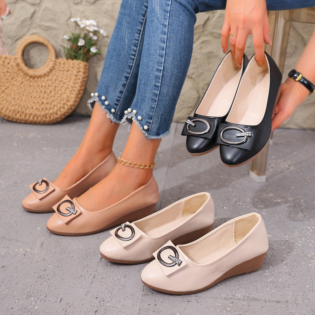 Luksusowe damskie czółenka ze  – Women Shoes Quick Delivery recenzja i cena