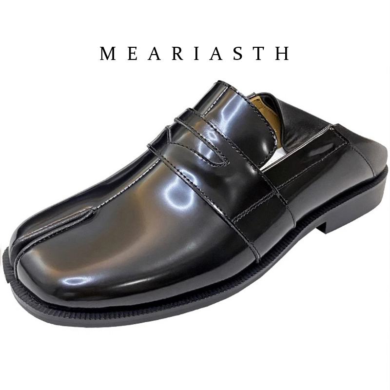 Czarne buty Tabi z dzielonym p – Women'S Shoes Loafers Black recenzja i cena