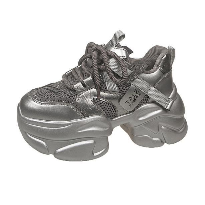 Damskie sneakersy z siateczki  – Wedge Heeled Sneaker recenzja i cena