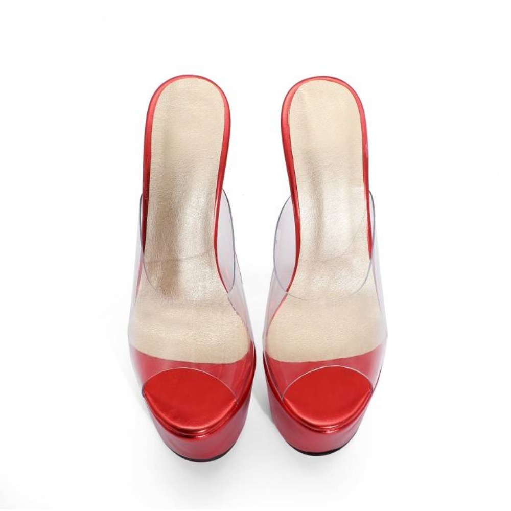 Damskie klapki na platformie z – Platform Mule Heel recenzja i cena