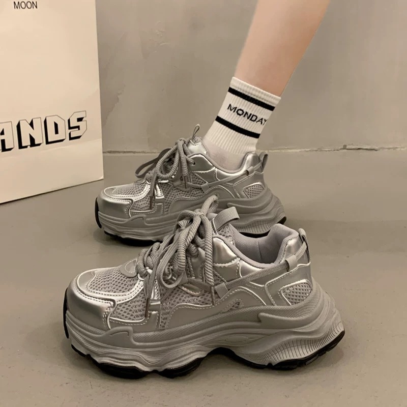 Damskie sneakersy na platformi – Women Shoes Sale recenzja i cena