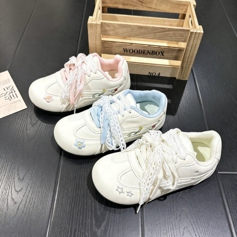 Damskie sneakersy z kwiatowym  – Women'S Shoes Back To School recenzja i cena